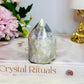 Angel Aura  Druzy Cylinder 6cm ~ Discounted as chip on tip