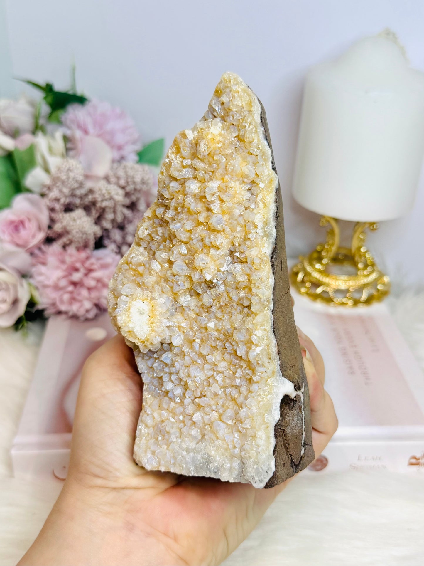 Natural Quartz Cut Base Cluster 14cm 615g