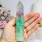 Watermelon Fluorite Tower 13.5cm