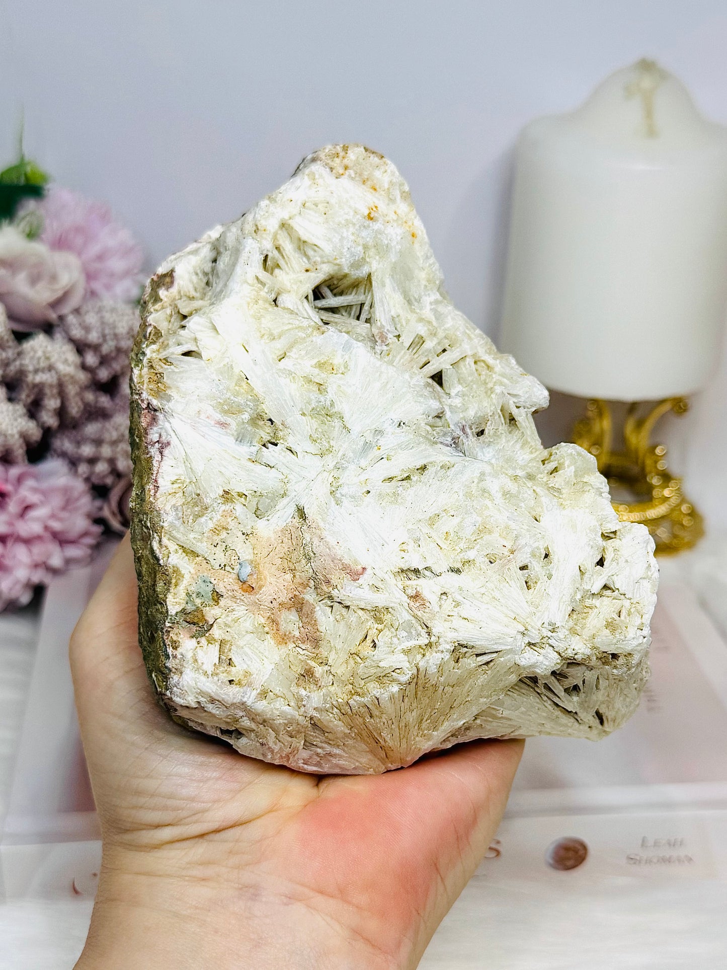 Scolecite Spray Natural Large Specimen 14cm 730g