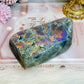 Double Sided Magic ~ Large Natural Polished Labradorite Freeform Full of Flash Both Sides 15cm 756grams