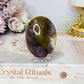 Ocean Jasper Palm Stone (stand is display only)