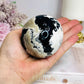 Large Volcano Agate Sphere (UV Reactive) On Stand 379g
