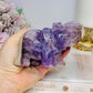 Amethyst X Mexican Lace Agate Elephant 11cm 410g