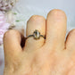 Herkimer Diamond Adjustable Ring