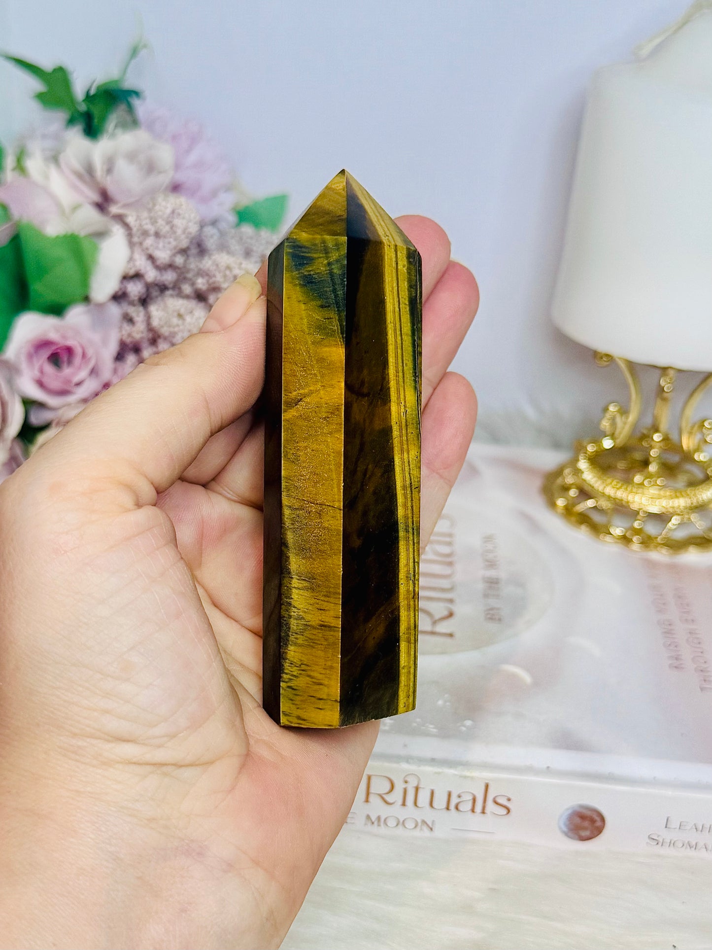Tigers Eye Chunky Tower 10.5cm