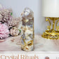 Druzy Flower Agate Tower 10cm