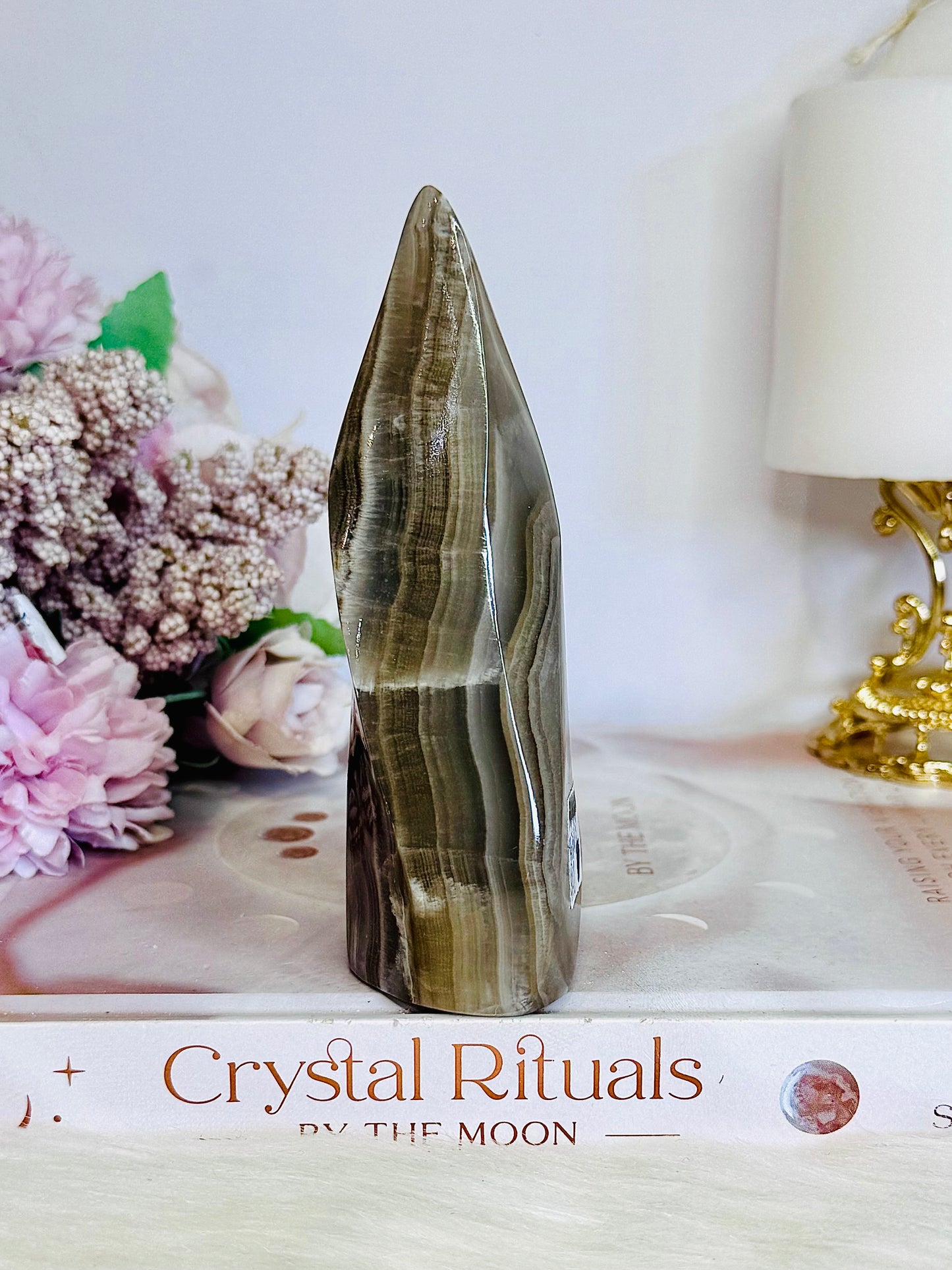 Natural Banded Agate Freeform 12cm