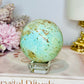 A Rare Stone ~ Genuine Inca Turquoise Sphere 302g On Stand