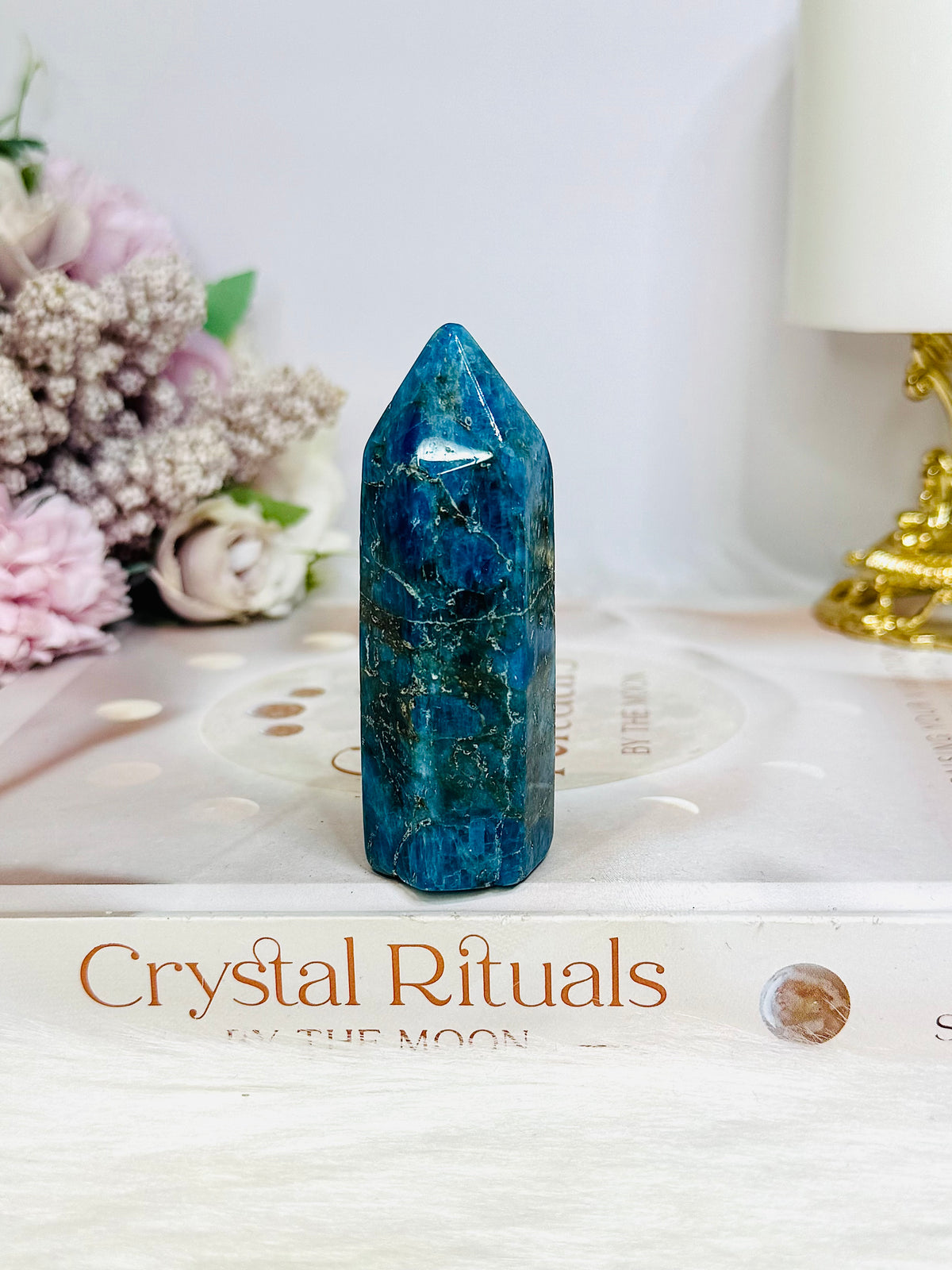 Blue Apatite Tower 7.5cm