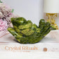 Chunky Large Green Jade Snail 11.5cm 296g