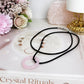 Rose Quartz Ring Necklace