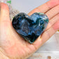Moss Agate Heart 8cm