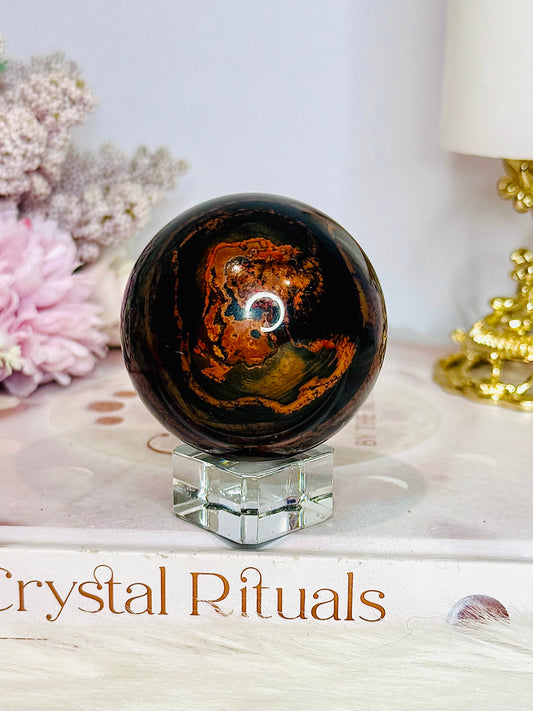 Sardonyx Sphere On Stand 178g