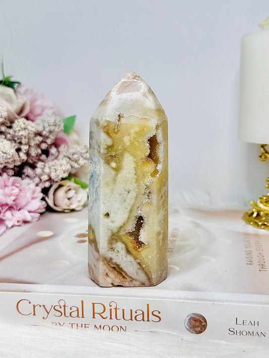 Pink Amethyst Druzy Tower 11cm