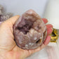 Druzy Pink Amethyst Freeform | Flame 10cm 239g