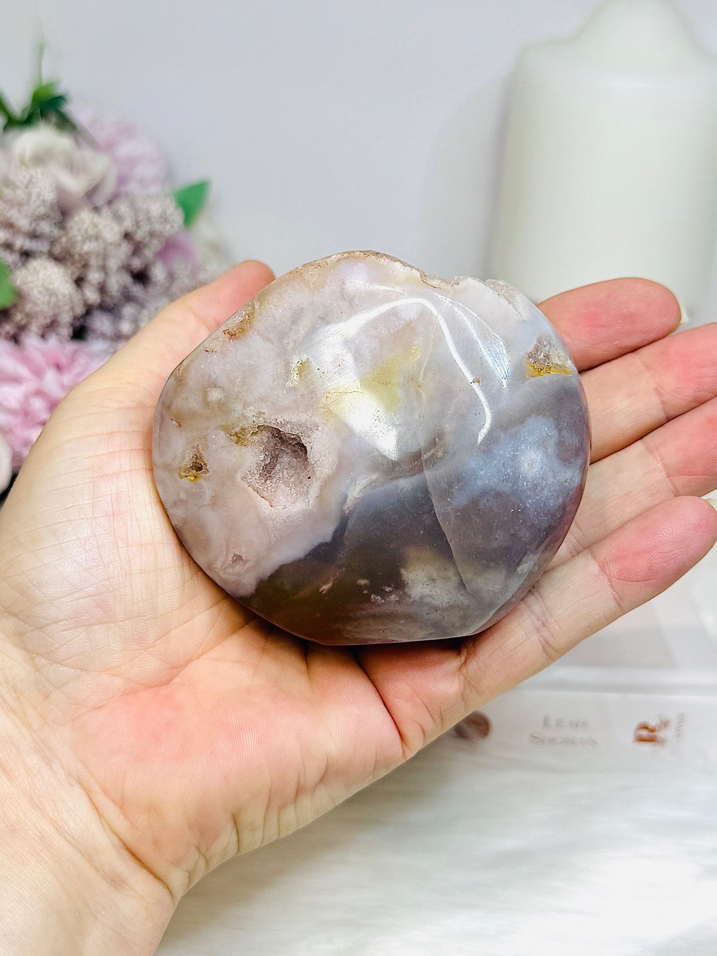 Agate Druzy Freeform 331g