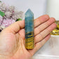 Natural Blue Onyx Tower 9cm