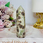 Green Sakura Jasper Tower 9cm
