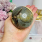 Large Septarian Sphere on Stand 530g