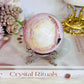 Rare Large Pink Aragonite Sphere on Stand 434g