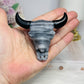 Thai Chi Stone Bull On Stand 8cm