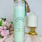 White Sage & Clear Quartz Tube Candle 21cm
