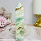 Caribbean Calcite Druzy Tower 12cm
