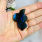 Labradorite Snake Carving 6cm