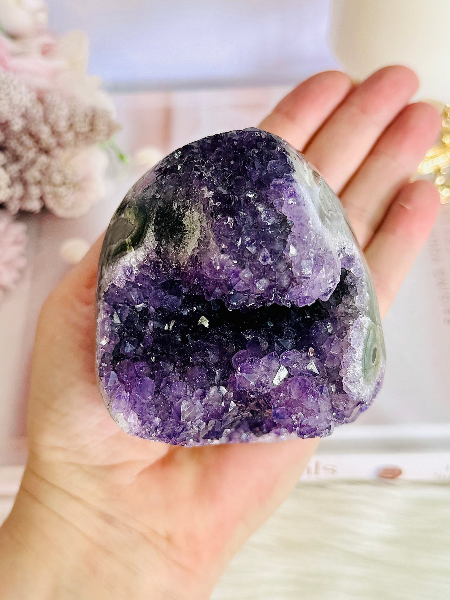 High Grade Stunning Natural Amethyst Cluster From Brazil 683grams