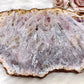 Classy & Fabulous ~ The Most Stunning Huge 46cm 4.5KG Druzy Pink Amethyst Slab | Platter Full of Crystallisation & Rutile Formation Absolutely Stunning (Timber stand is removable)