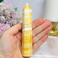 Orange Calcite Tower 12.5cm