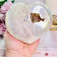 Divinely Spectacular Large 556gram Druzy Angel Aura Agate Chunky Heart From Brazil