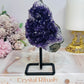 Amethyst Cluster On Stand 14cm
