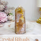 Flower Agate Chunky Tower 7.5cm