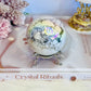 Magical Large 404gram Angel Aura Howlite Sphere On Stand