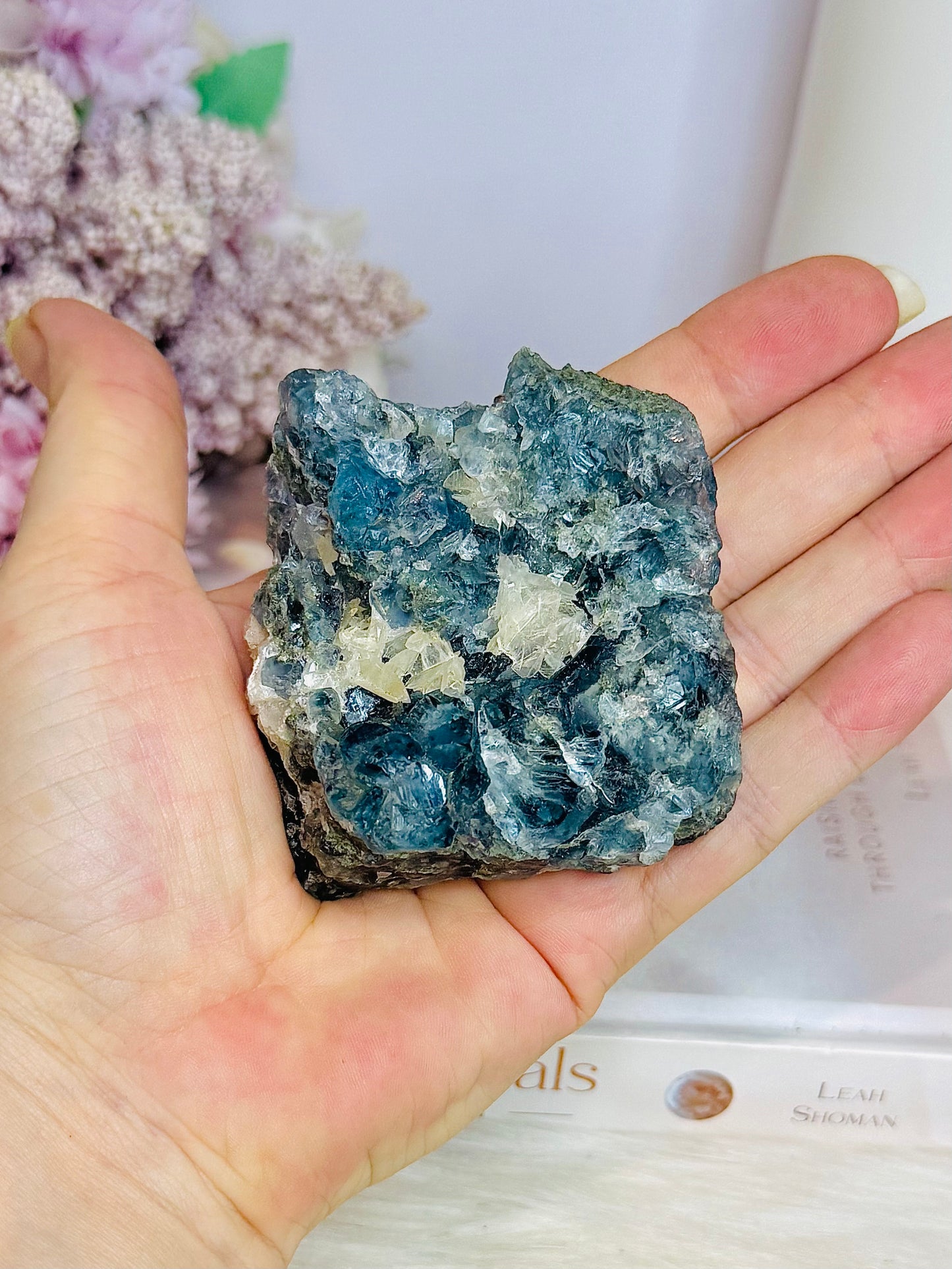 ✨ SALE ✨ Rare Collectors Piece ~ Blue Fluorite Cubed Specimen 191g 7cm