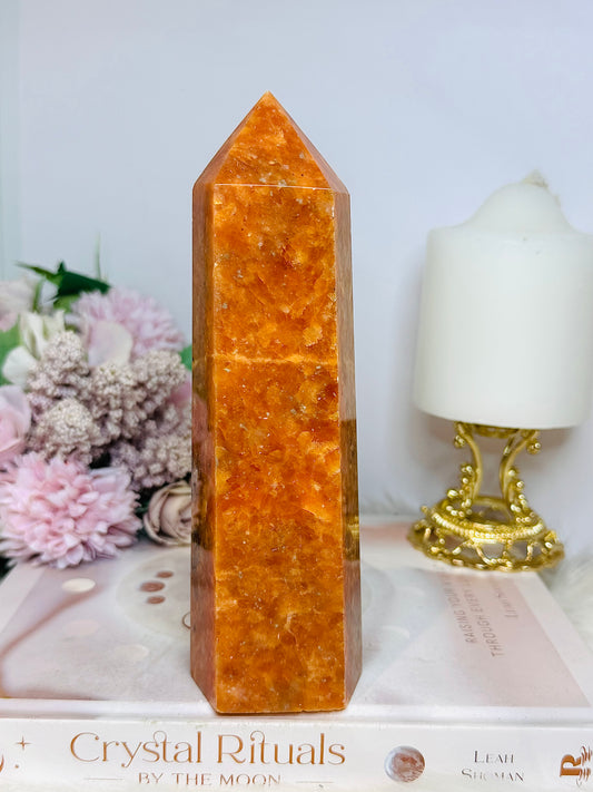 Large Sunstone Tower 1.6KG 18cm