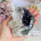 Super Stunnning High Grade Deep Purple Amethyst with Calcite Inclusions 9cm