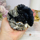 Large Volcano Agate (UV Reactive) Carved Flower 386g