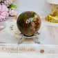 Ocean Jasper Sphere on Stand 246g