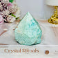 A Rare Stone ~ Chunky Natural Inca Turquoise Carved Freeform | Tower 7cm 233g