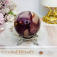 Large Mookaite Jasper Sphere on Stand 347g