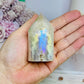 Angel Aura Druzy Agate Cylinder Tower 7.5cm