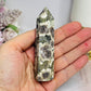 Sakura Agate | Green Flower Tower 9cm
