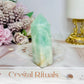 Pistachio Calcite Tower (Chip at bottom) 9cm