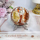 Large Money Agate Sphere on Stand 320g