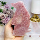 Large Pink Amethyst Chunky Penguin 13cm 426g