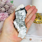 Natural Calcite Specimen with Pyrite & Black Tourmaline Inclusions 11.5cm 252g