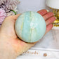 Blue Caribbean Calcite Sphere on Stand 486g